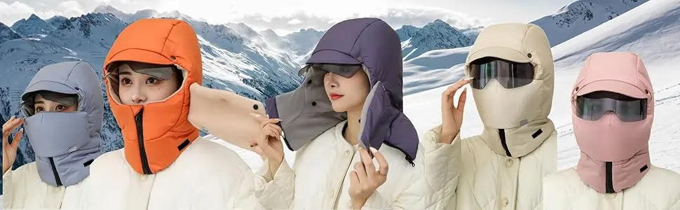 4 in 1 hat mask